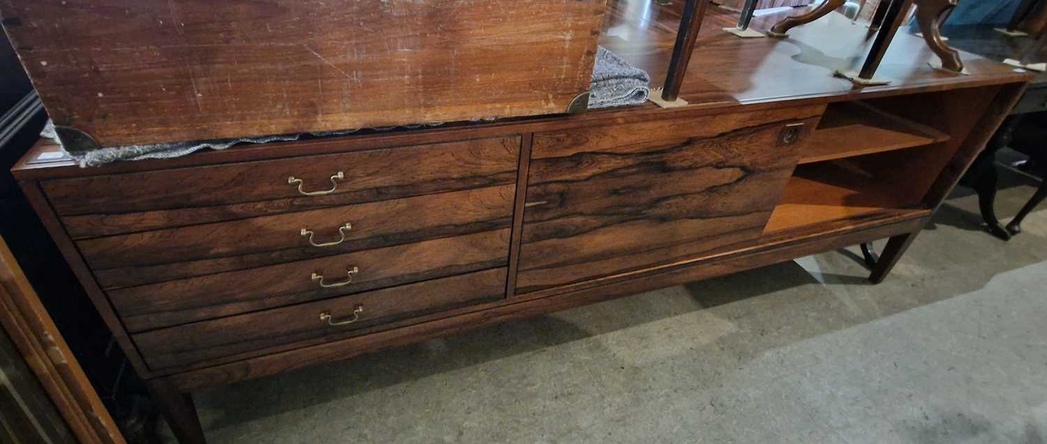 Robert Heritage for Archie Shine, a rosewood sideboard and extending rosewood dining table, the - Image 2 of 2