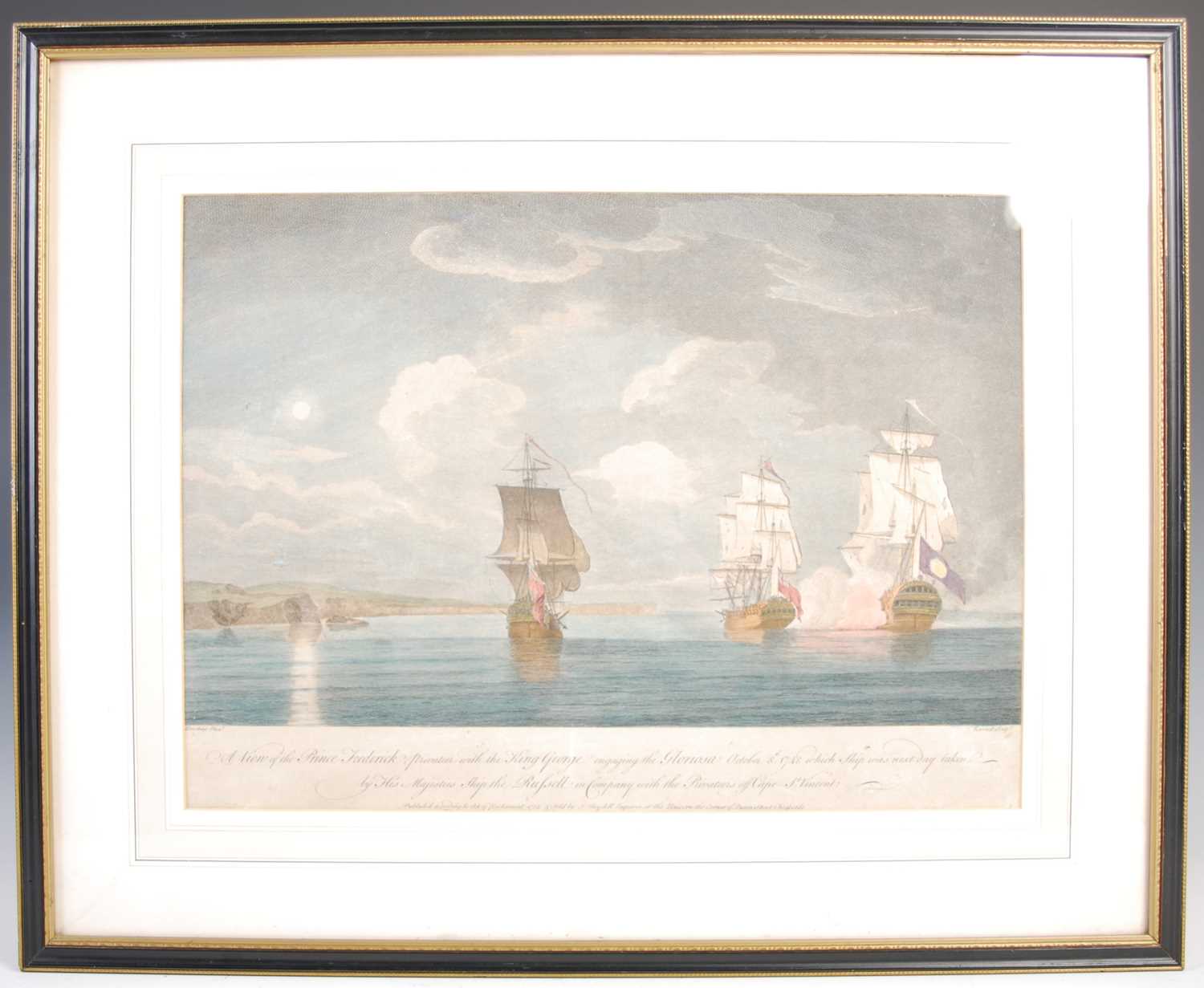 After Charles Brooking (c.1723-1759) 'A View of the Prince Frederick Privateer with the King - Image 2 of 6
