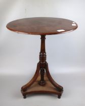 Round early Victorian table