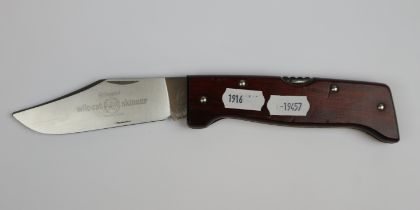 Wooden handled UK knife