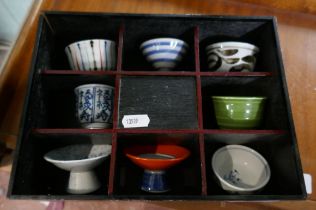 Collection of Saki cups