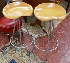 Pair of contemporay bar stools