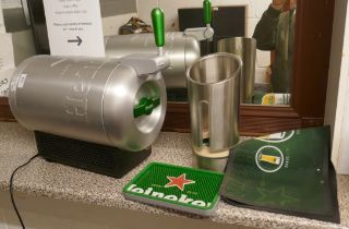 Heineken beer dispenser