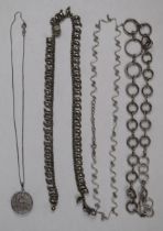 Collection of silver jewellery