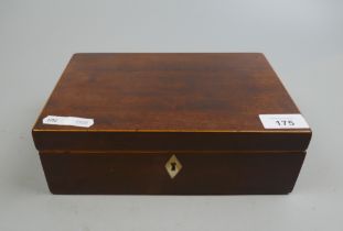 Mahogany box