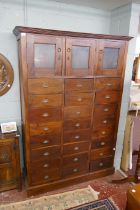 Large haberdashery cupboard - Approx size: W: 138cm D: 50cm H: 200cm