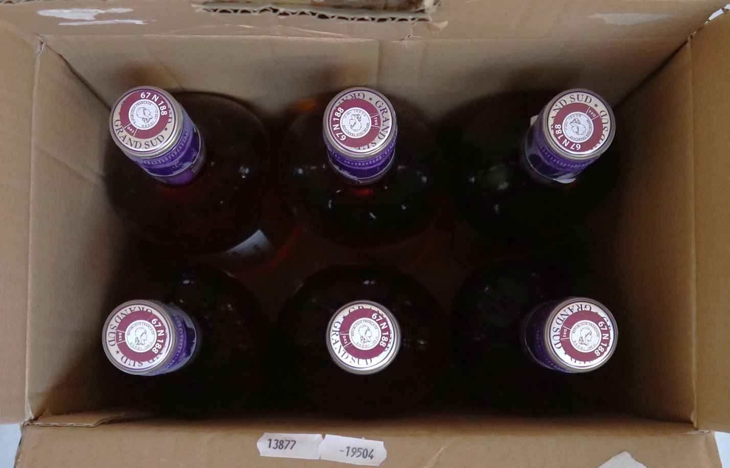 6 bottles of Merlot rose. Sold as seen, from a deceased estate, we do not know how they have be - Image 2 of 2