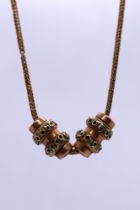 18ct gold necklace - Approx weight: 7.5g