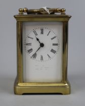 Brass carriage clock
