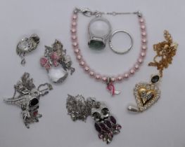 Collection of Swarovski jewellery