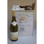 6 bottles of Chardonnay. Sold as seen, from a deceased estate, we do not know how they have be