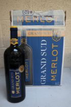 6 bottles of Merlot. Sold as seen, from a deceased estate, we do not know how they have be stored.