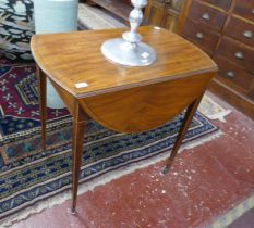 Small Regency mahogany drop leaf table