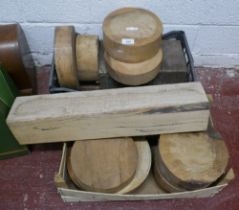 Wood turning blanks