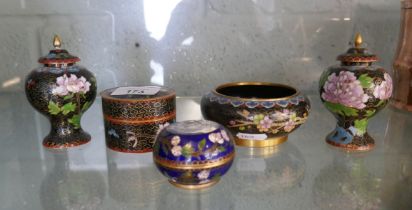 Collection of cloisonné