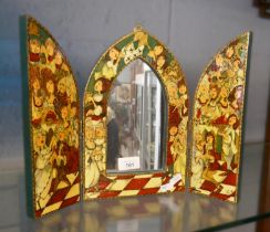 Mirror decorated by Fiona Allardyce-Lewis