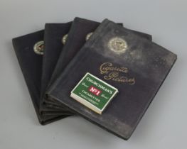 4 albums of Players cigarette cards togeter with a packet of only 5 Churchills No.1 Cigarettes