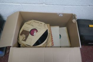 Large collection of 78rpm vinyl records