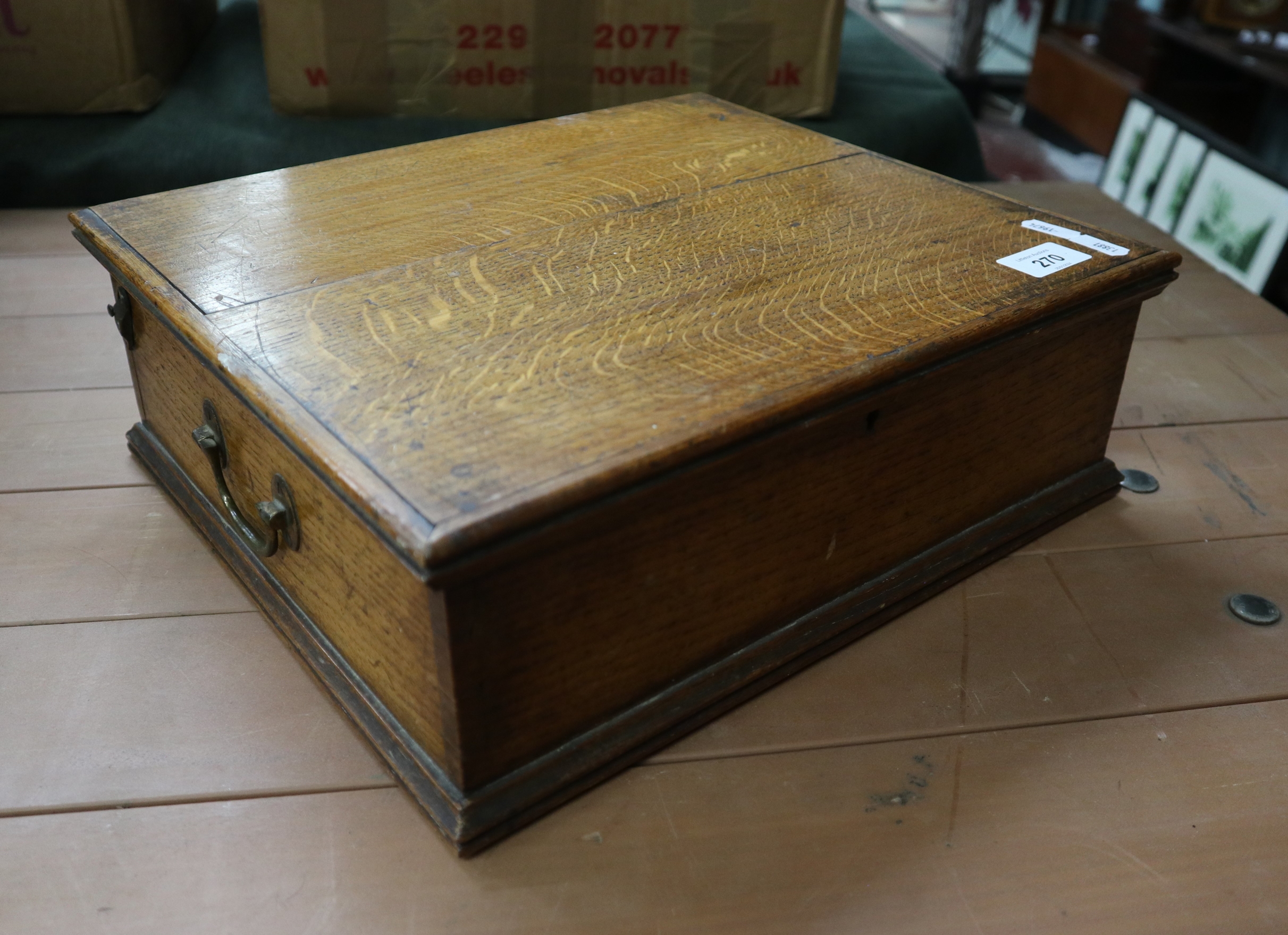Bible in wooden box dated 1877 - Image 3 of 3