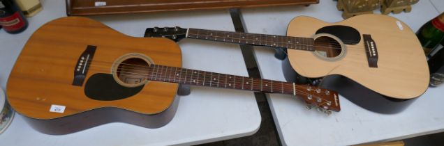 2 guitars - Hikada and Custom Guitars
