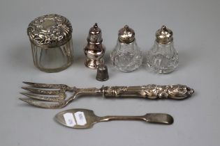 Collection of hallmarked silver