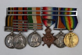 Set of military medals to W G Elsmere of The 17th Lancers (Duke of Cambridge's Own) a cavalry