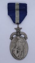 Hallmarked silver medal