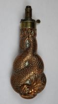 Powder flask by Bartram and Co - Approx length 21cm