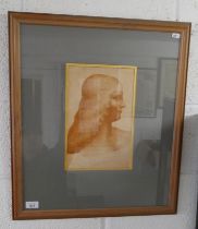 Print of female bust