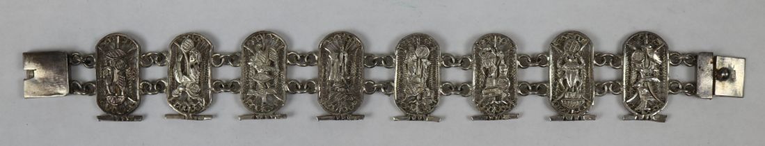 Silver Egyptian bracelet