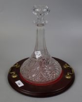 Ships decanter and tray