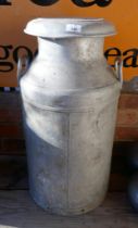 Vintage milk churn marked Chichester Dairy