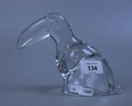 Glass toucan - Approx height - 14cm