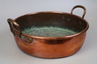 Heavy French copper pan