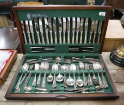 Boxed canteen of silver plate cutlery by Arthur Price of England