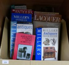 Collection of approx 10 antique reference books together with another
