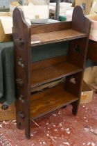 Arts & Crafts small 3 tier bookshelf