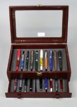 Collection of pens in display box