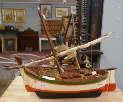 Model sailing boat A/F