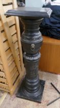Ebonised torchiere - Approx height: 105cm