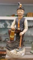 Large figure of a miner - Approx height: 55cm