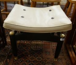Mid century dressing table stool