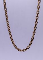 9ct gold chain - Approx weight 18g