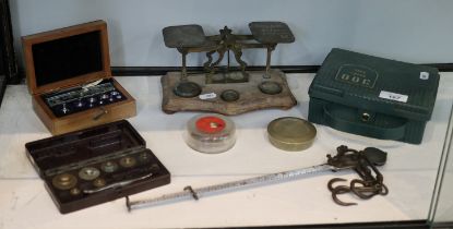 Collection of scales and weights