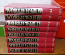 8 volumes of WW2 published 1974 (full set)