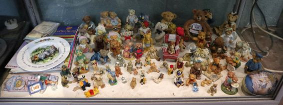 Large collection of bears to include Cherished Teddies and Colourbox
