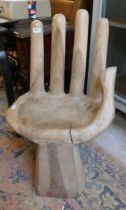 Indonesian 'Hand' chair