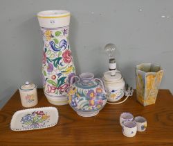 Collection of ceramics mostly Poole Pottery