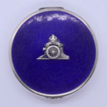 Hallmarked silver compact