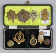 Collection of cap badges